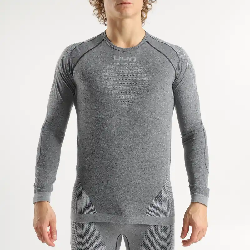 MAN EVOLUTYON BIOTECH MELANGE UW SHIRT LONG_SL Günstig