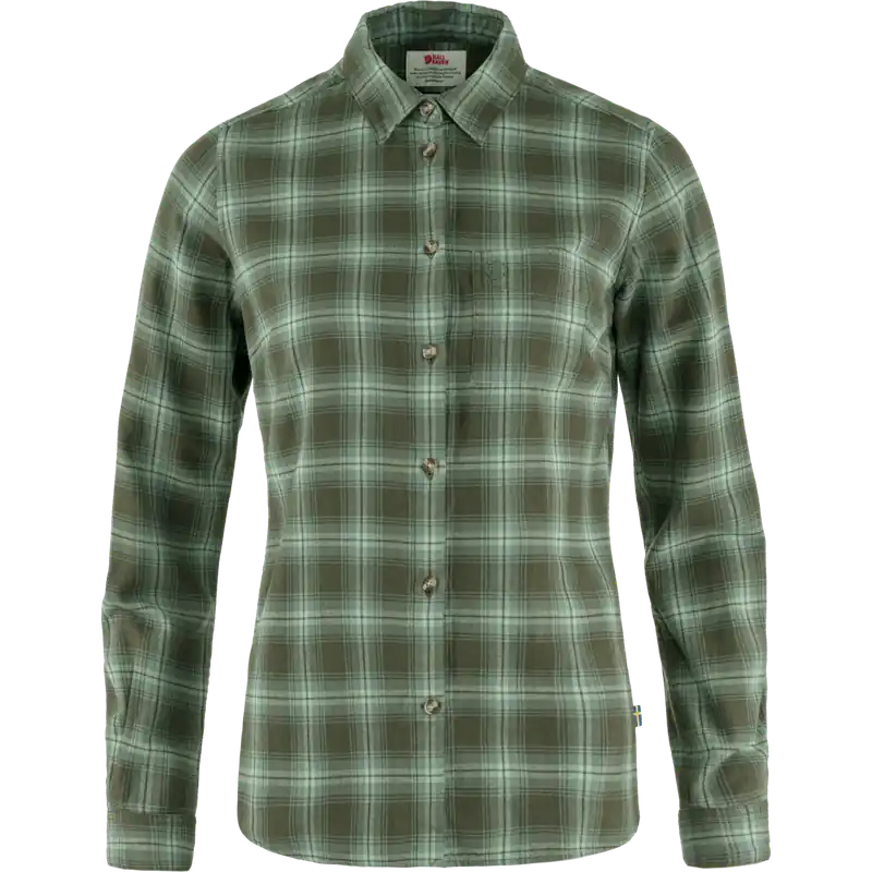 Övik Flannel Shirt W Schneller Versand