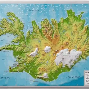 Heißes Angebot Georelief Island klein ohne Rahmen
