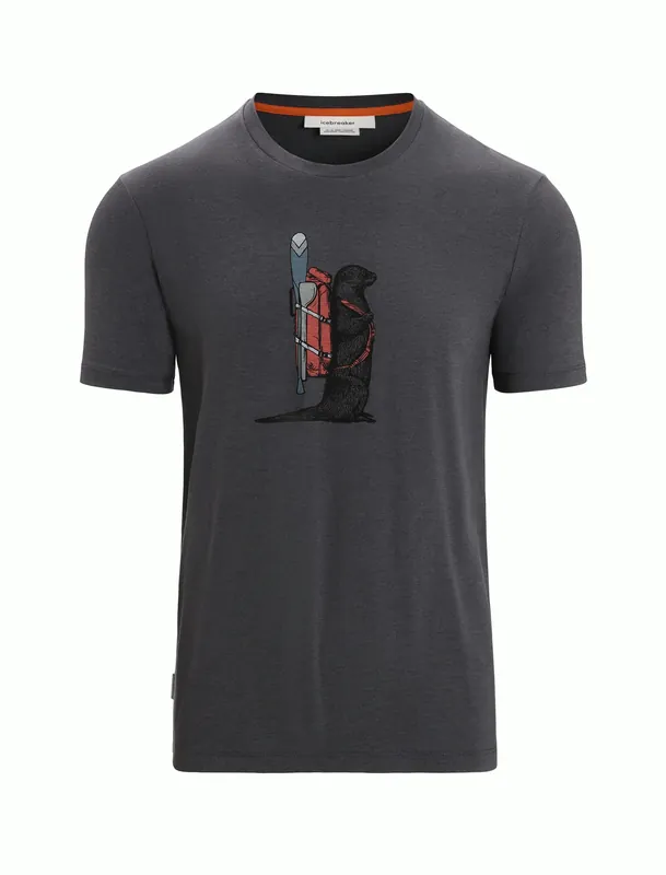 Men Central Classic SS Tee Otter Paddle Billig