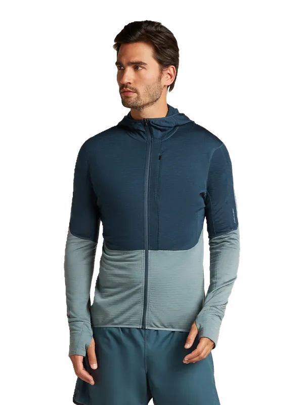 Geprüft Men Merino Blend 200 RealFleece™ Descender LS Zip Hoodie