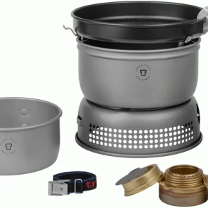 Schnäppchen Sturmkocher, groß HA ALU m Non-stick Pfanne m WK