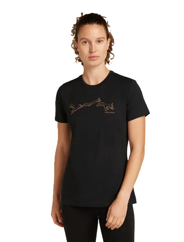 Women Merino 150 Tech Lite SS Tee Airbourne Squirrel Markenprodukt