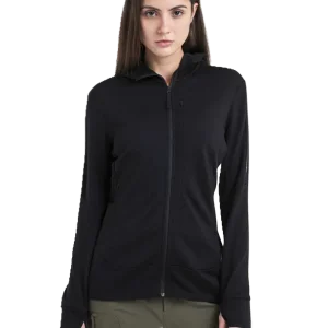 Women Merino 260 Quantum LS Zip Hoodie Nur Heute
