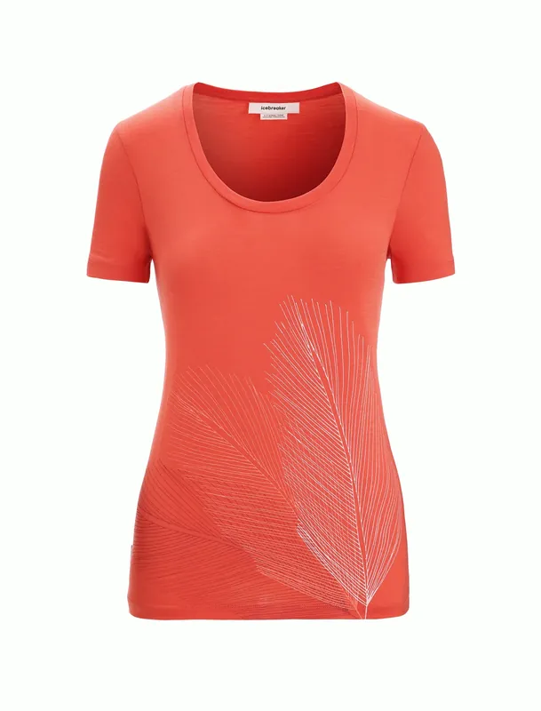 Women Tech Lite II SS Scoop Tee Plume Letzte Chance
