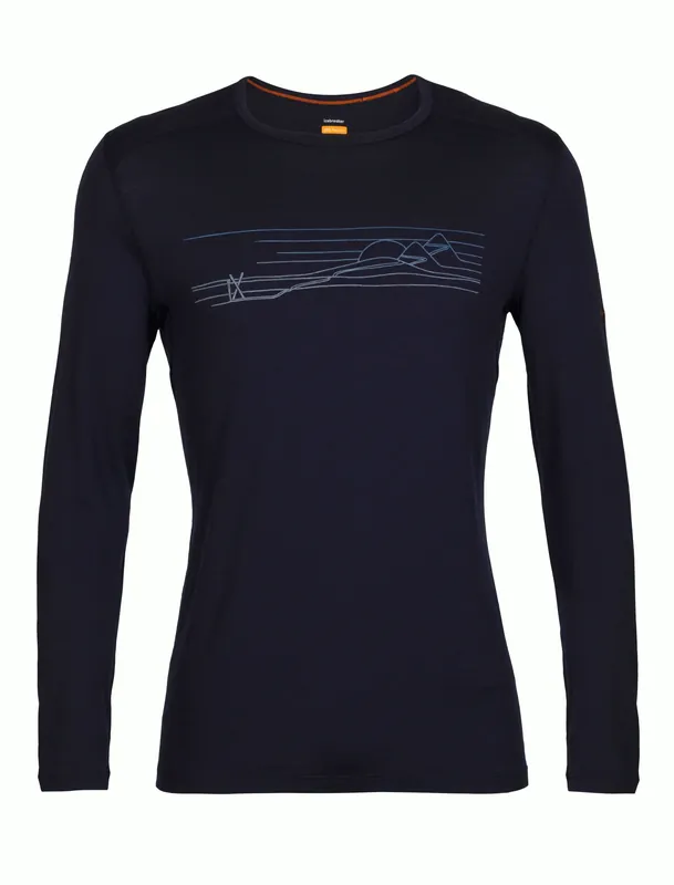 Men 200 Oasis LS Crewe Ski Stripes Neu Im Sortiment