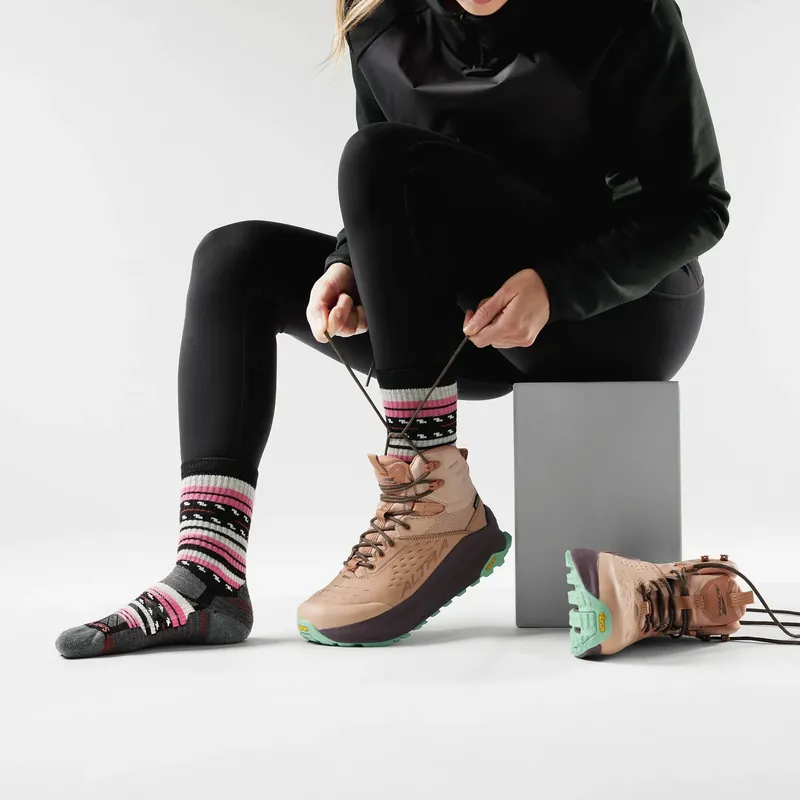Letzte Chance Women‘s Hike Light Cushion Margarita Crew Socks