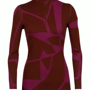 Women 250 Vertex LS Half Zip Fractured Landscapes Garantierte Lieferung