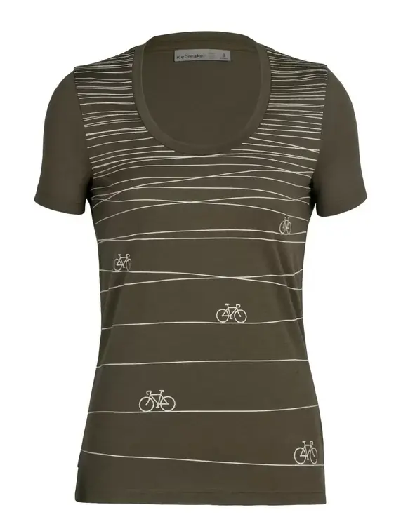 Women Tech Lite II SS Scoop Tee Hill Sprint Sonderangebot