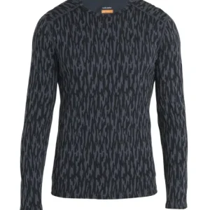 Zertifiziert Men Merino 200 Oasis LS Crewe Glacial Flow