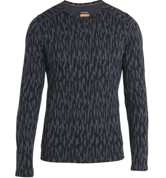 Zertifiziert Men Merino 200 Oasis LS Crewe Glacial Flow