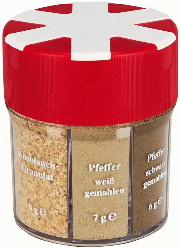 Gewürzstreuer ‘6 in 1‘ Neuheit