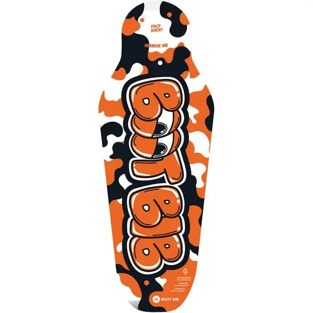 Highlight No more boots Boot Bib Junior Skischuhzubehör Camo Orange Kinder