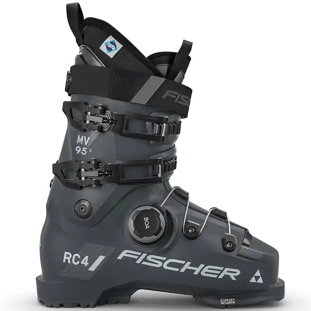 Sale Fischer RC4 95 MV X Boa GW Skischuhe Rhino Grey Damen