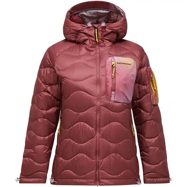 Preisreduziert Peak Performance Helium Utility Down Hood Daunenjacke AOP Damen