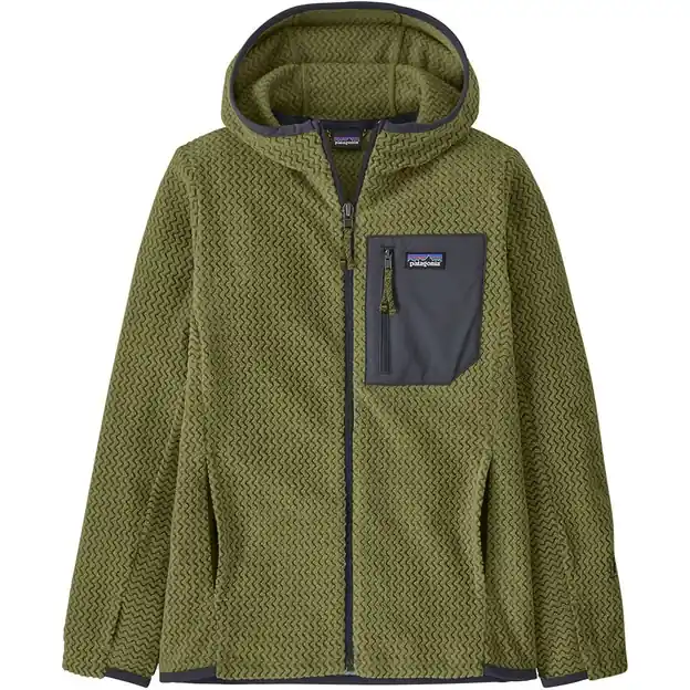 Patagonia R1 Air Full-Zip Hoody Fleecejacke Caper Green Kinder Mega-Angebot