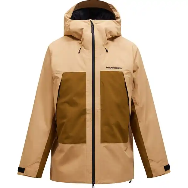 Billig Peak Performance Edge Insulated Skijacke Sierra Sand / Earthy Summit Herren