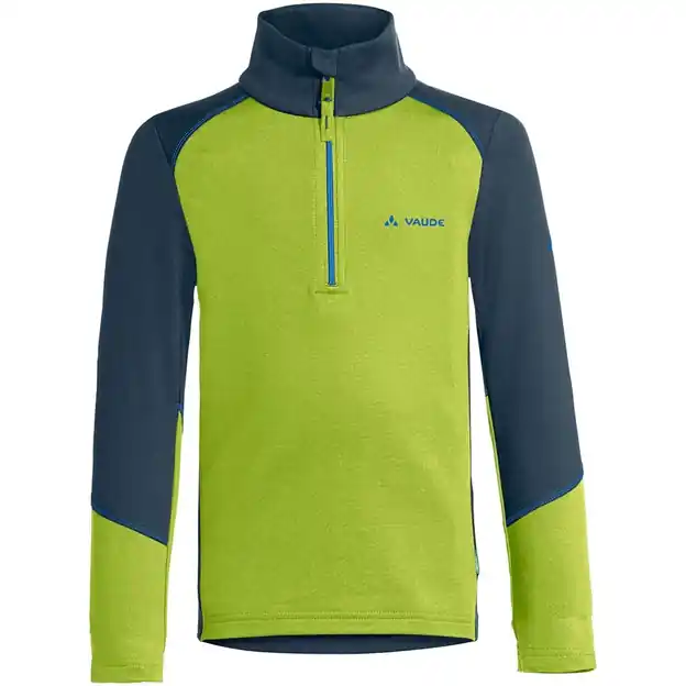 Vaude Livigno Halfzip Langarmshirt Chute Green Kinder Mega-Angebot