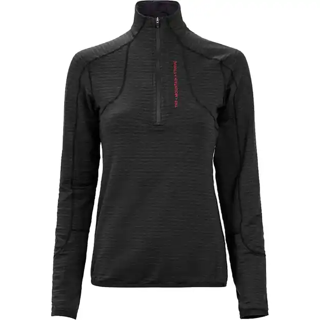 The Mountain Studio M-3 W W. Light Tech Fleece Half Zip Pullover Black Onyx Damen Neue Ware