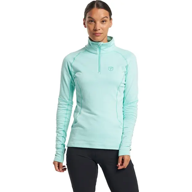Neue Ware Tenson TXlite Half Zip Langarmshirt Light Turquoise Damen