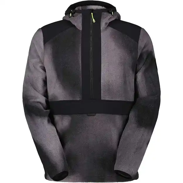 Neuheit Scott Original Fleece Hoodie Evening Greyprint / Black