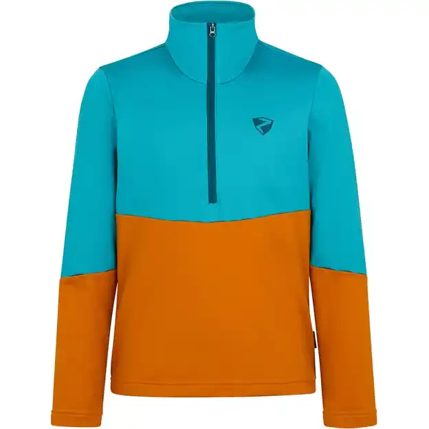 Ziener Jarps Langarmshirt Caramel Glow Kinder Geprüft