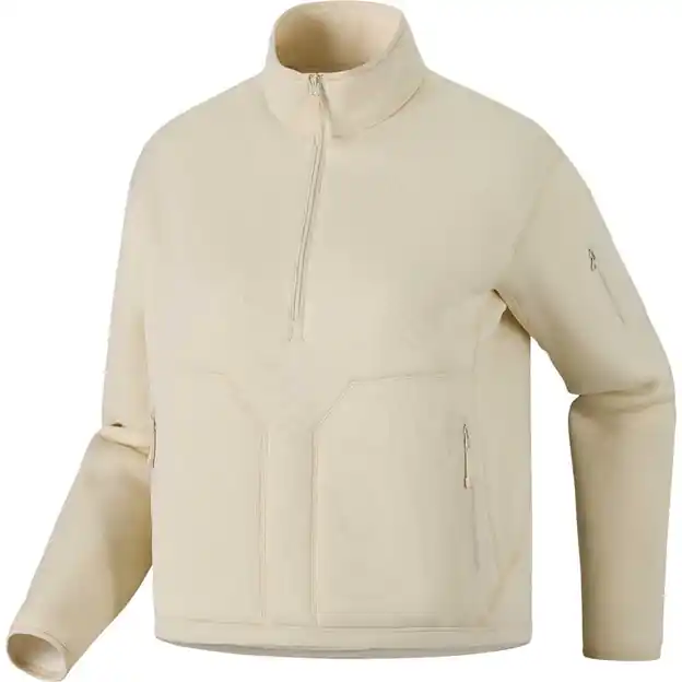 Online Kaufen Arcteryx Covert 1/2 Zip Pullover Arc Silk Hthr / Salt Damen