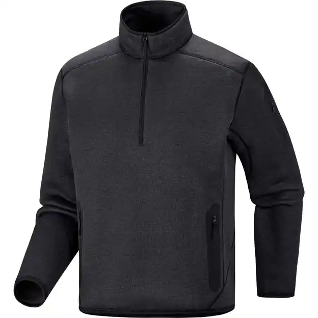 Kracherpreis Arcteryx Covert 1/2 Zip Pullover Black Heather Herren