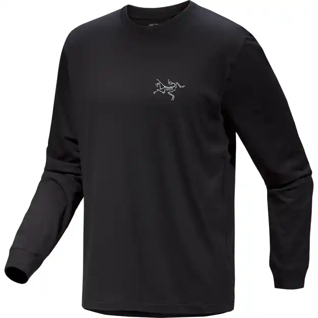 Arcteryx Kragg SL Cotton Langarmshirt Black Herren Mega-Angebot