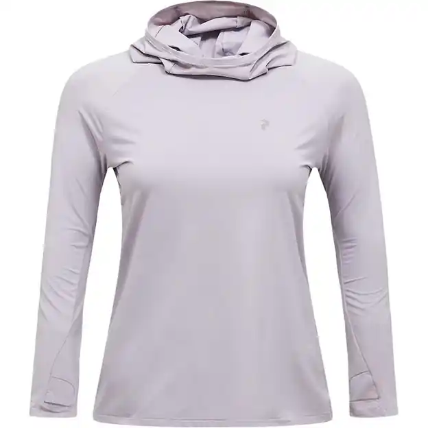 Peak Performance Repel UPF Hooded Langarmshirt Misty Lavender Damen Expressversand