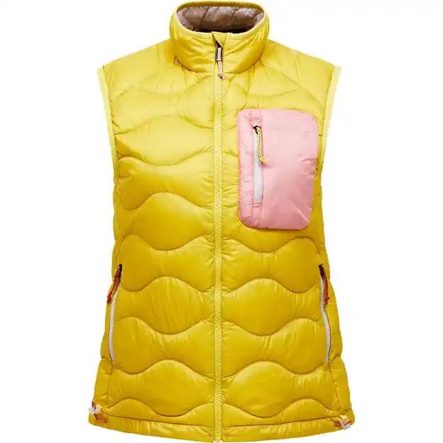 Mega-Angebot Peak Performance Helium Utility Down Weste Canary Lime / Warm Blush Damen