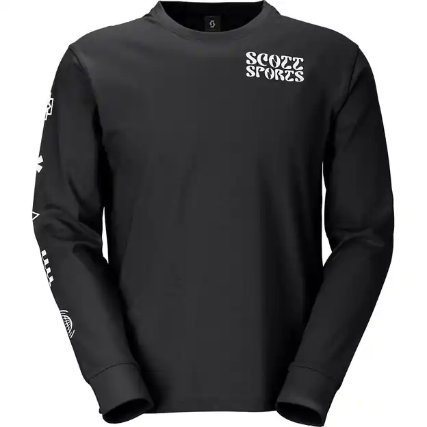 Preisknaller Scott Graphic Langarmshirt Black Herren