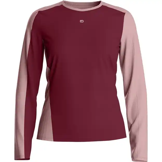 Ortovox 120 Cool Tec Fast Upward Langarmshirt Red Malbec Damen Wochenendangebot