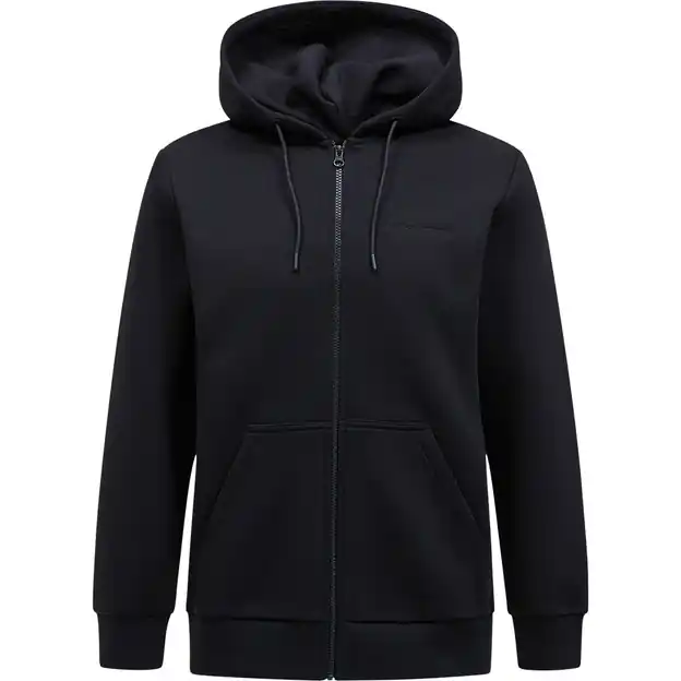 Peak Performance Original Small Logo Zip Hood Fleecejacke Black Herren Kracherpreis