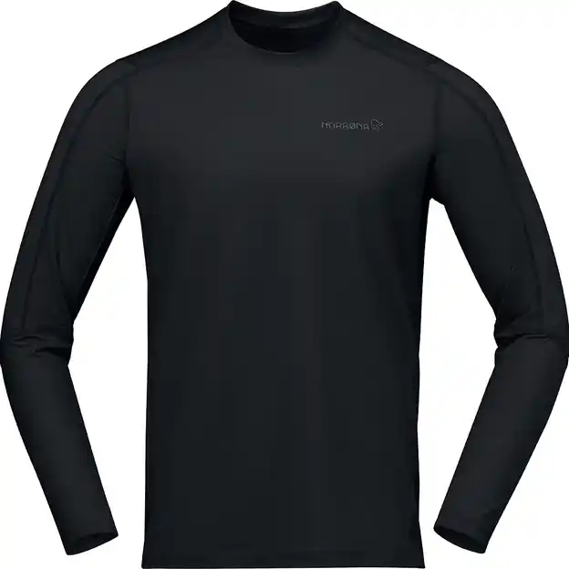 Expressversand Norrøna Falketind EqualiserUll Langarmshirt Caviar Black Herren