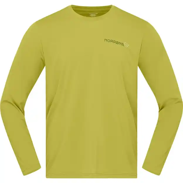 Neuheit Norrøna Femund Tech Langarmshirt Golden Lime Herren