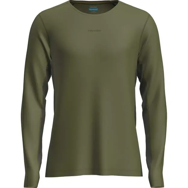 Super-Preis Icebreaker Sphere Tee Colour Block Langarmshirt Sphagnum / Dk Loden Herren