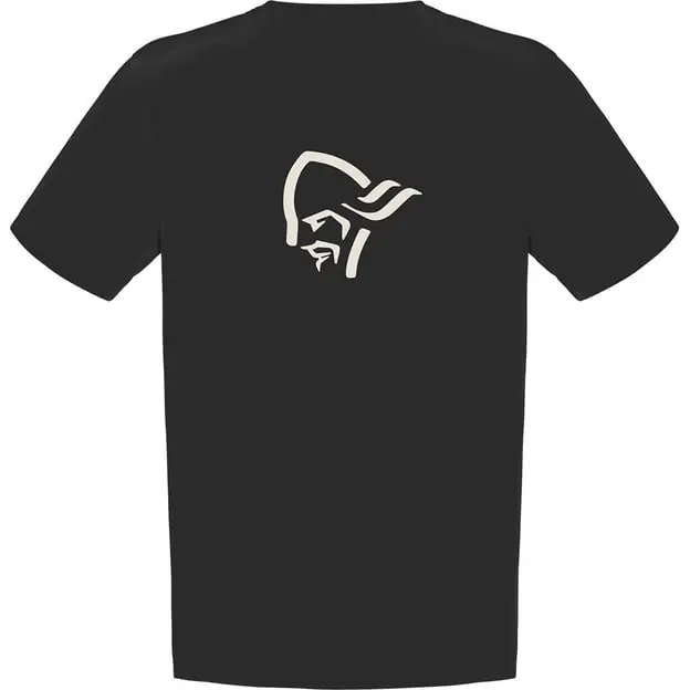 Solange Der Vorrat Reicht Norrøna /29 Cotton Viking T-Shirt Caviar / Snowdrop Herren