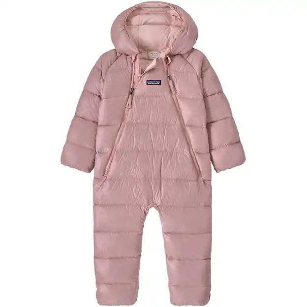 Patagonia Hi-Loft Down Sweater Bunting Overall Fuzzy Mauve Kinder Schnäppchen