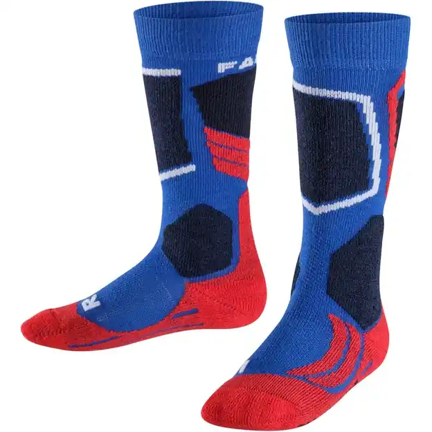 Billig Falke SK2 Skisocken Cobalt Blue Kinder