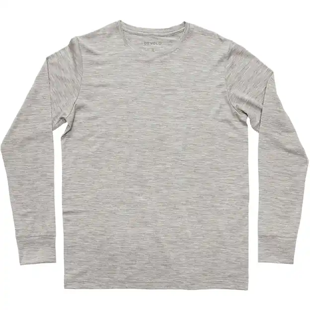 Beliebt Devold Classic Funktionsshirt Lang Grey Melange Herren