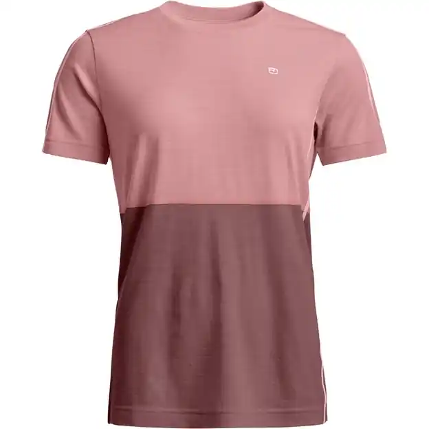 Highlight Ortovox 185 Rock‘n‘Wool Funktionsshirt Kurz Dusk Rose Damen