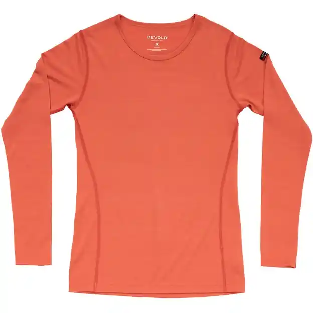 Letzte Chance Devold Breeze Merino 150 Funktionsshirt Lang Coral Damen