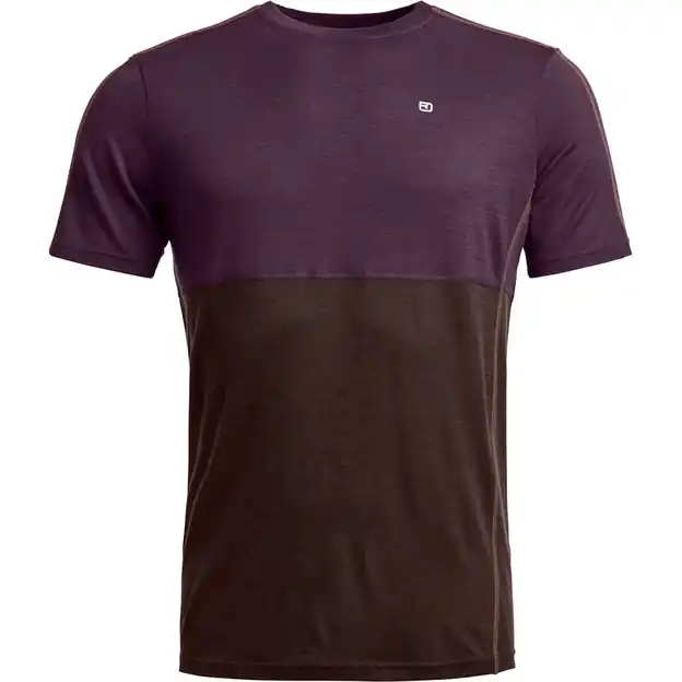 Ortovox 185 Rock‘n‘Wool Funktionsshirt Kurz Dark Wild Berry Herren Sale