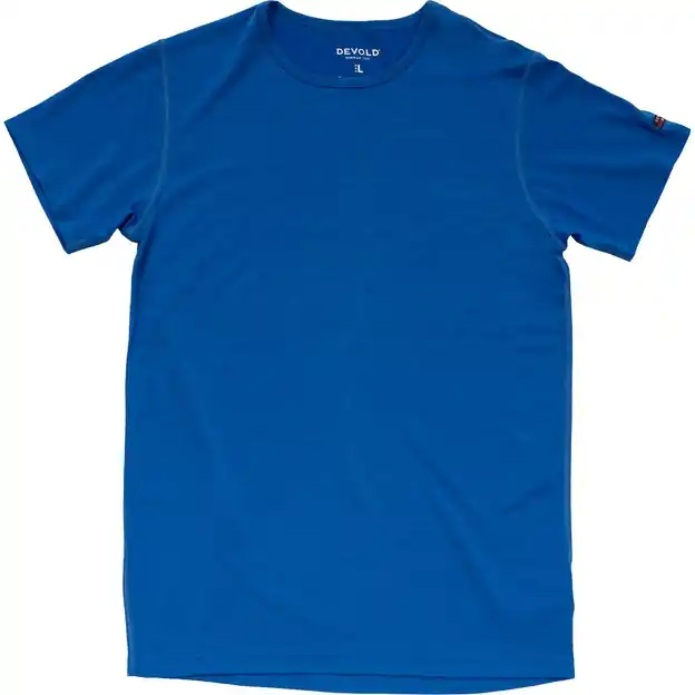 Devold Breeze Merino 150 Funktionsshirt Kurz Royal Herren Preis Gesenkt