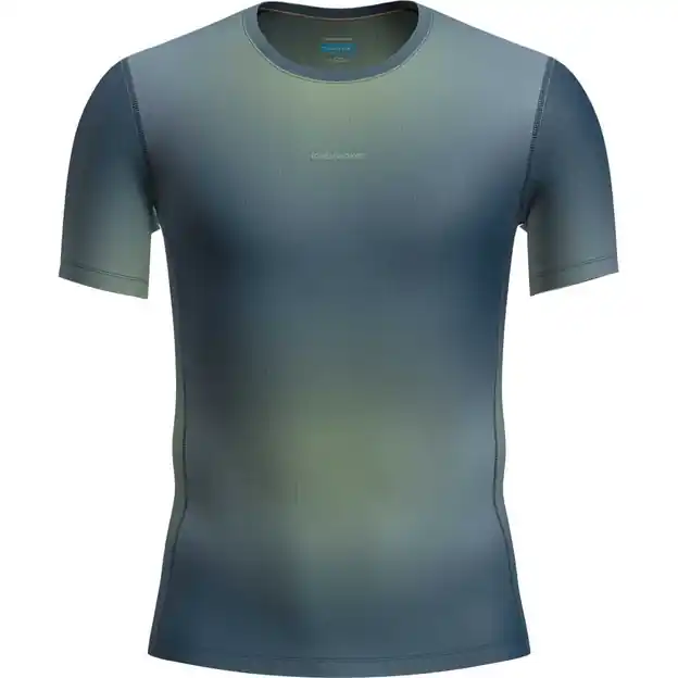 Icebreaker Crewe AOP Funktionsshirt Kurz Atlantis / Flintblue / Seaglass / AOP Herren Nur Heute