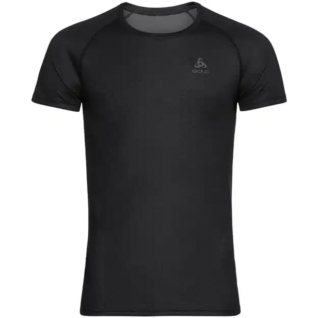 Letzte Chance Odlo Active F-Dry Funktionsshirt Kurz Black Herren