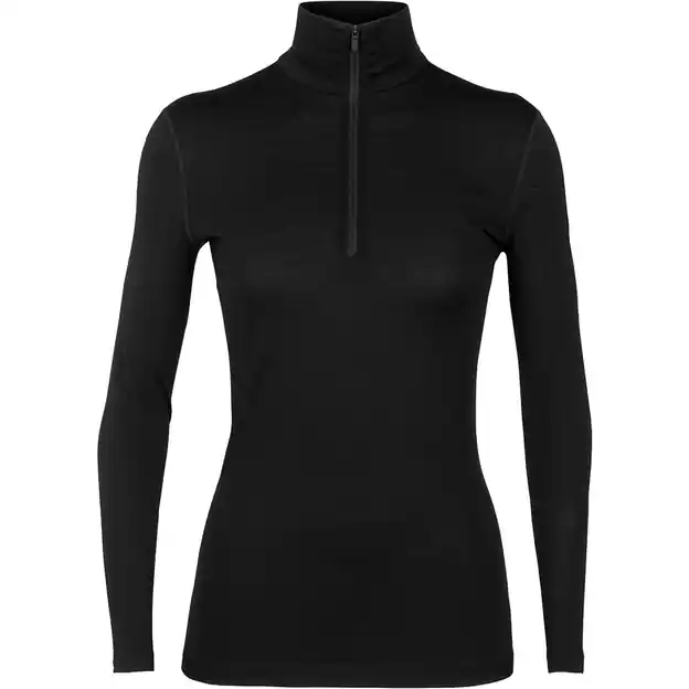 Icebreaker Oasis Funktionsshirt Lang Black Damen Mega-Angebot