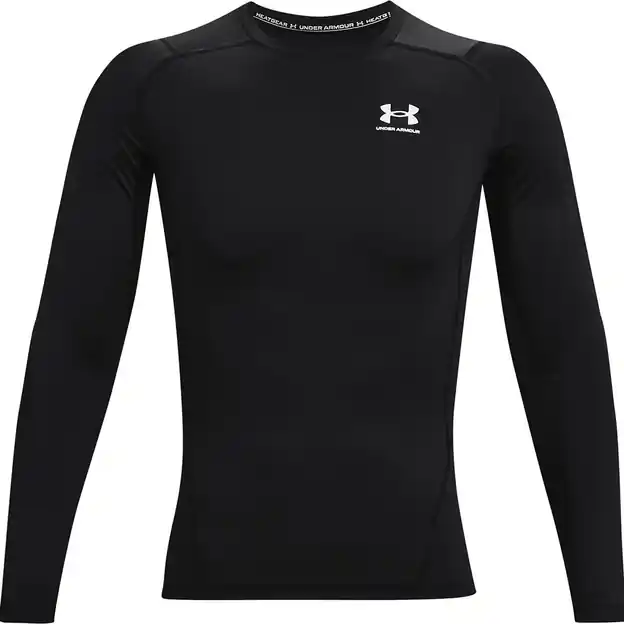 Direktkauf Under Armour HeatGear Armour Comp Funktionsshirt Lang Black / White Herren