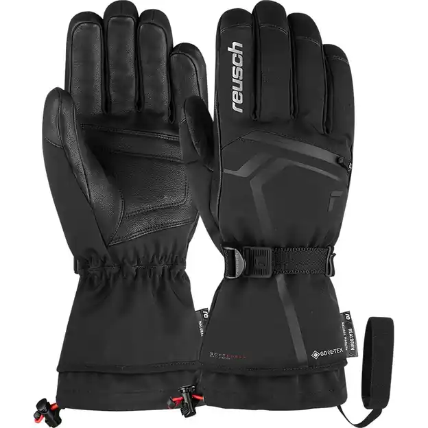 Knallerangebot Reusch Down Spirit GTX Fingerhandschuhe Black / Silver
